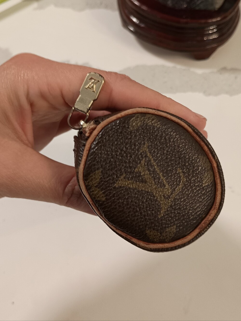 Authentic Louis Vuitton Monogram Papillon Pouch Cylindrical Pen Case - Picture 2 of 11